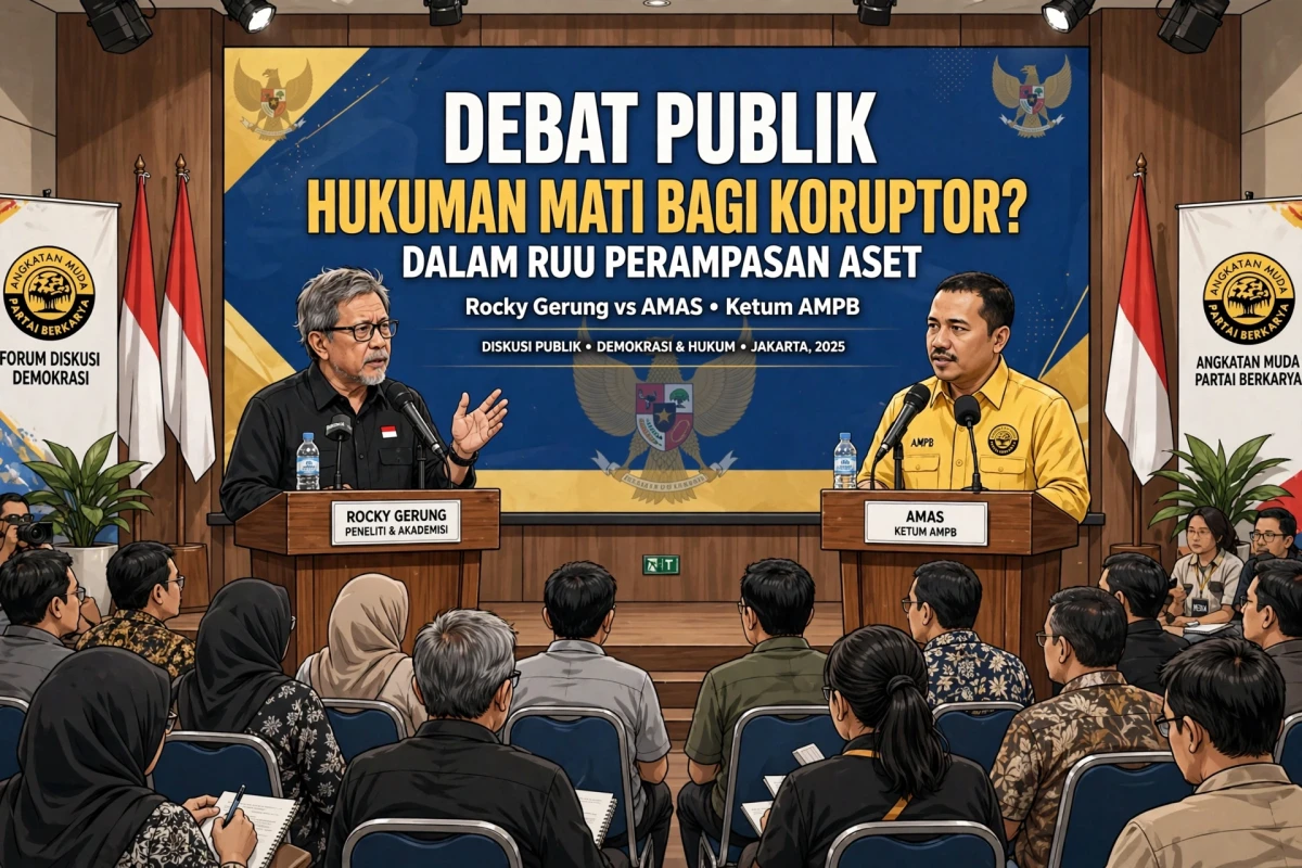 Debat Panas Rocky Gerung vs AMPB: Hukuman Mati untuk Koruptor