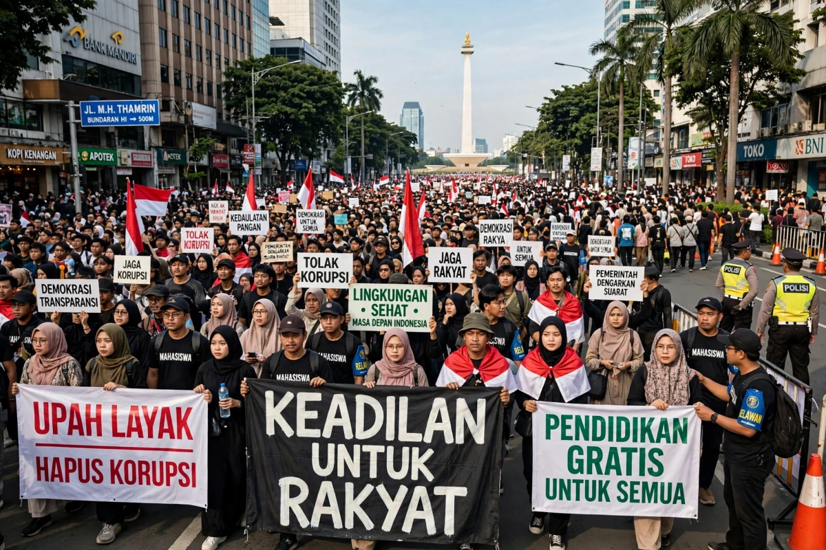 Demo Agustus 2026: Suara Rakyat Menggema di Jalanan