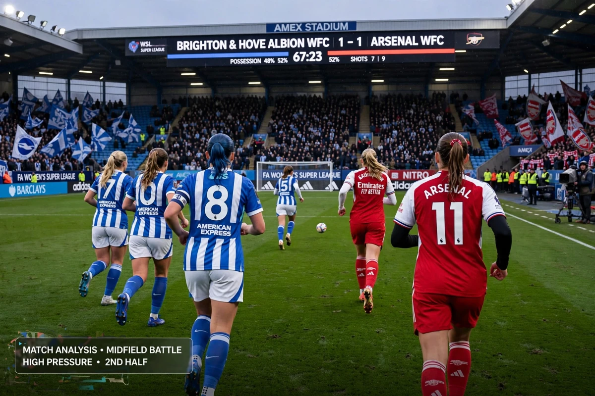 Pertarungan Sengit: Brighton & Hove Albion W.F.C. vs Arsenal W.F.C.