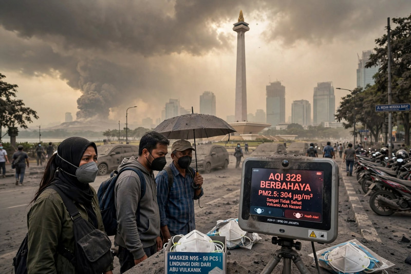 Abu Vulkanik Hujani Jakarta: Apa yang Perlu Diketahui?