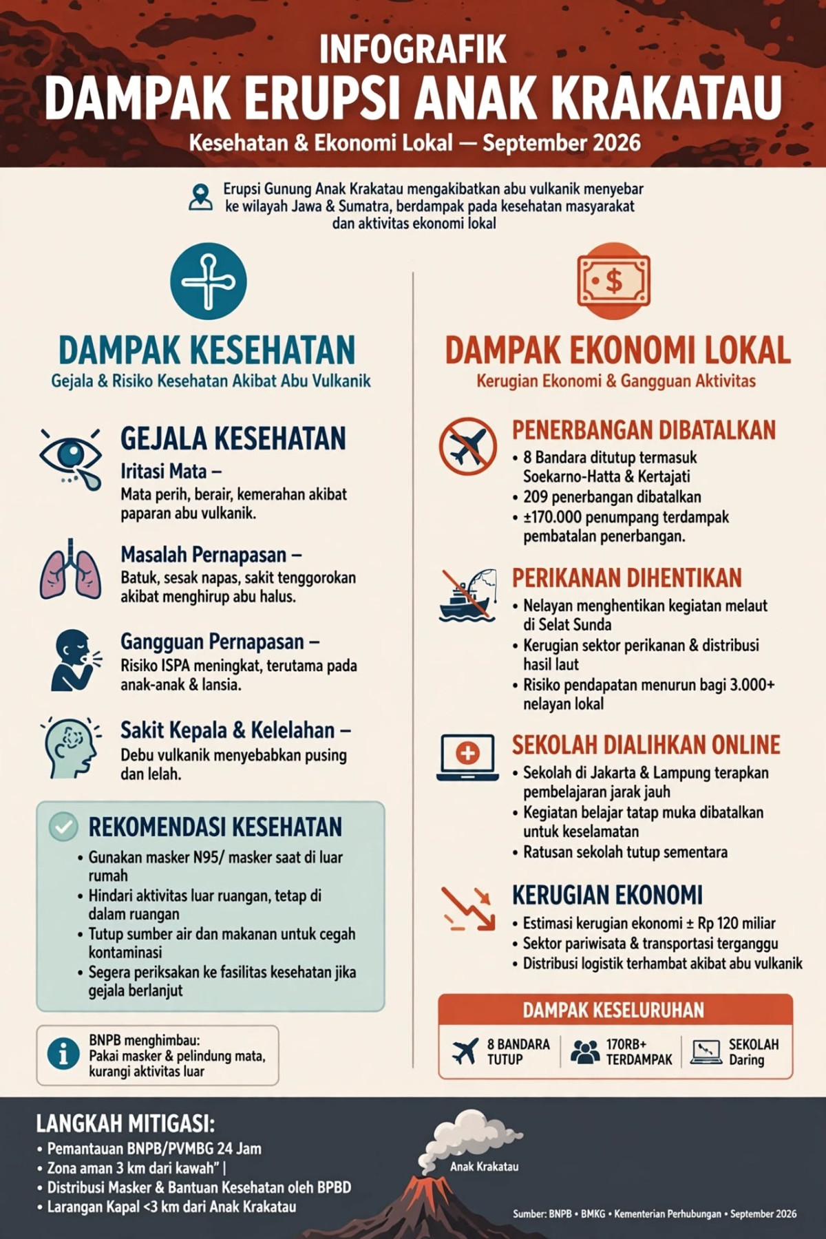 Dampak Erupsi Gunung Anak Krakatau: Apa yang Harus Diketahui?