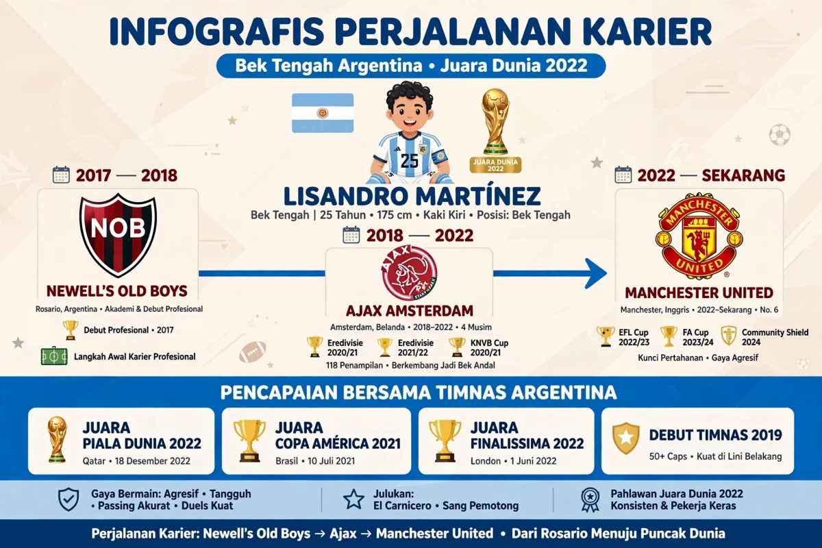 Lisandro Martínez: Bintang Muda yang Mencuri Perhatian di Eropa
