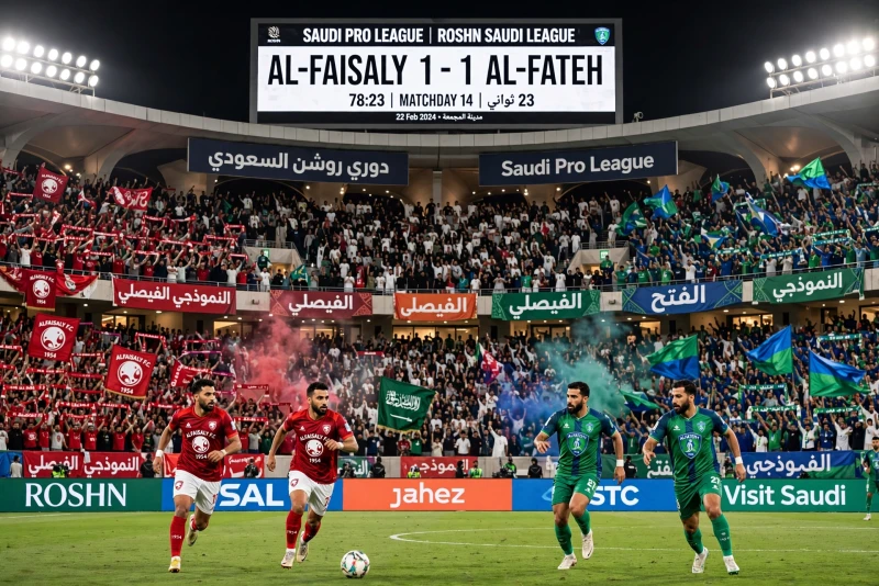 Al-Faisaly vs Al-Fateh: Duel Seru di Liga Saudi