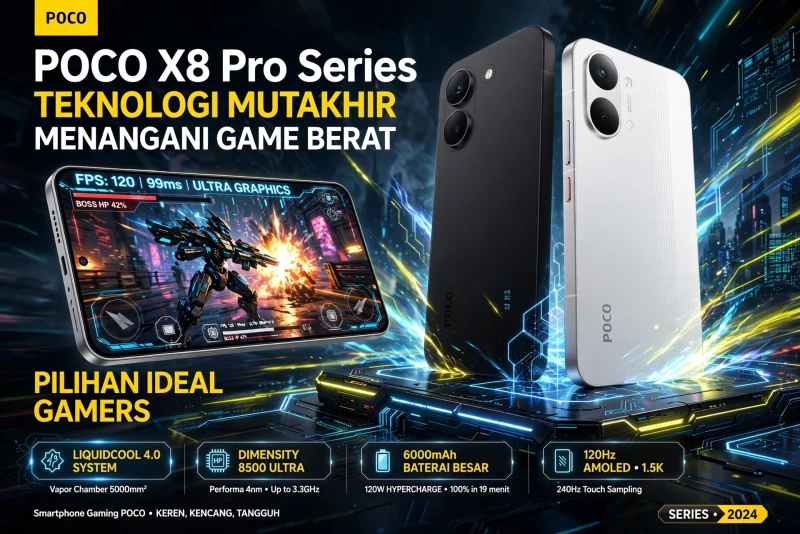 Teknologi POCO X8 Pro Series: Solusi Game Berat dengan Performa Optimal