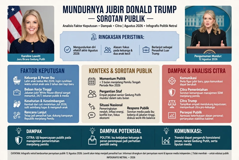 Alasan di Balik Mundurnya Jubir yang Paling Dipercaya Trump