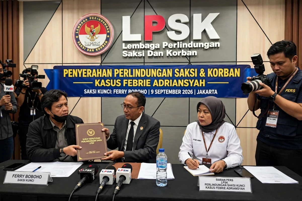 Saksi Kunci Kasus Febrie: Ferry Boboho Dapat Perlindungan LPSK