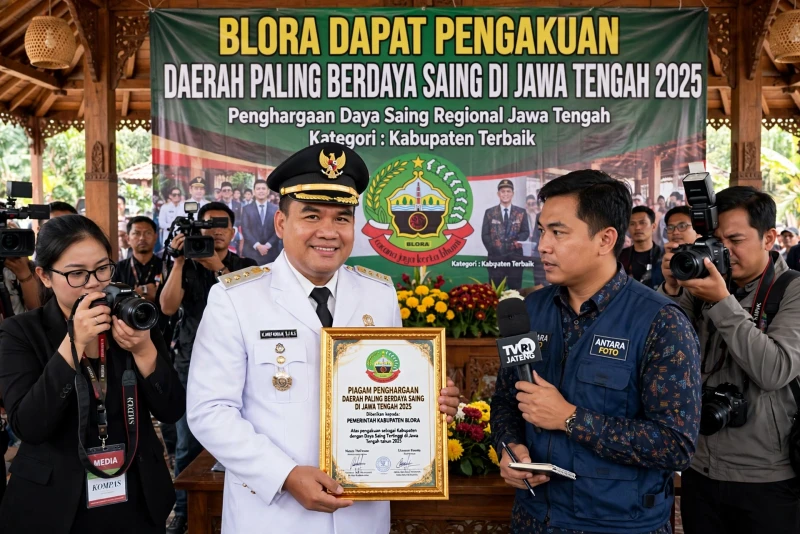 Blora Resmi Jadi Salah Satu Daerah Paling Berdaya Saing di Jateng