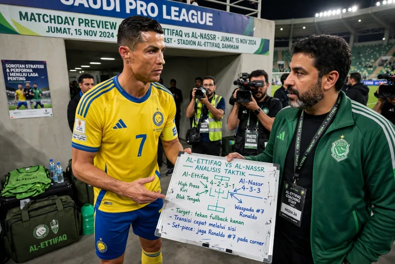 Al-Ettifaq vs Al-Nassr: Duel Sengit di Liga Arab Saudi