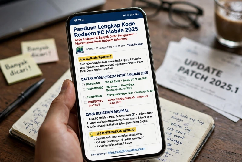 Kode Redeem FC: Cara Mendapatkan dan Menggunakannya