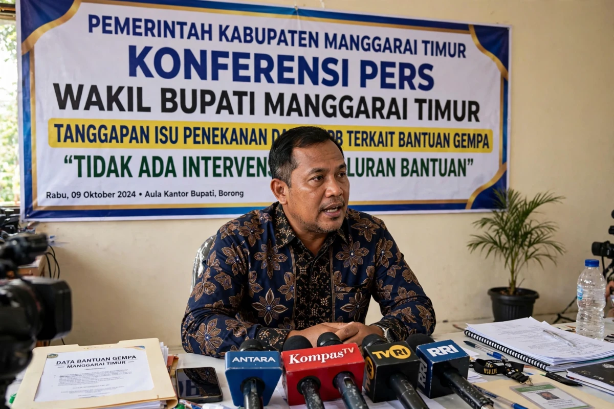 Wabup Manggarai Timur: Bantahan Terkait Penekanan BNPB dalam Bantuan Gempa
