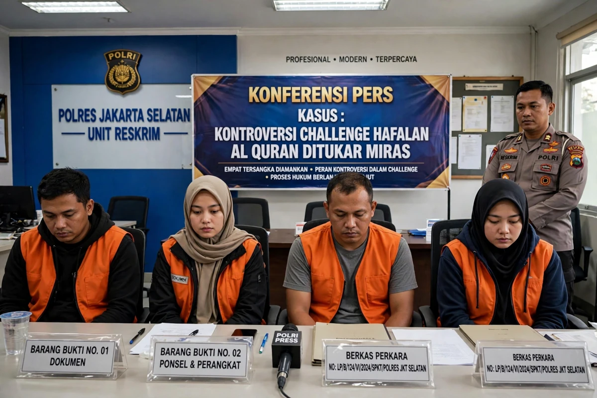 Tersangka Challenge Hafalan Al-Qur'an Ditukar Miras: Apa Saja Peran Mereka?