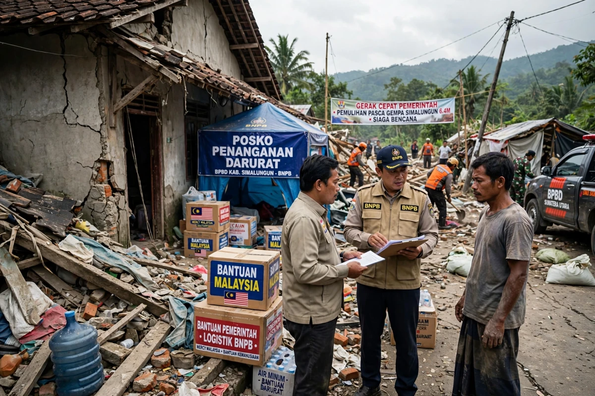 Gempa di Simalungun Sumut: Terasa Hingga Malaysia