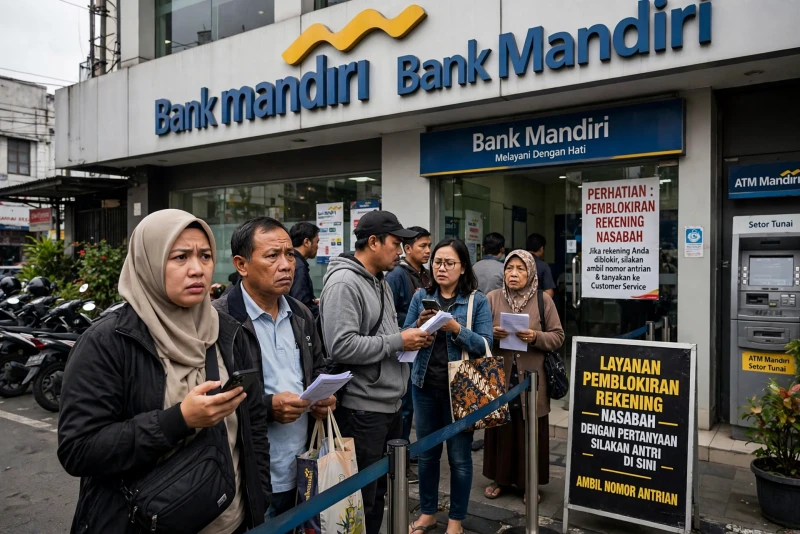 Pemblokiran Rekening Bank Mandiri: Apa yang Terjadi?