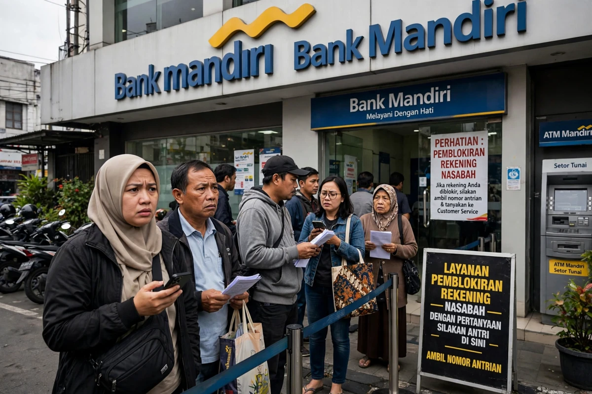 Pemblokiran Rekening Bank Mandiri: Apa yang Terjadi?