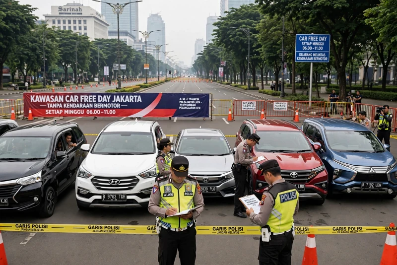 Penyelidikan Terhadap 5 Mobil yang Terobos CFD Jakarta: Apa yang Terjadi?