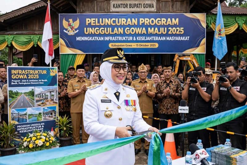 Bupati Gowa Berkomitmen Tingkatkan Infrastruktur dan Kesejahteraan Warga