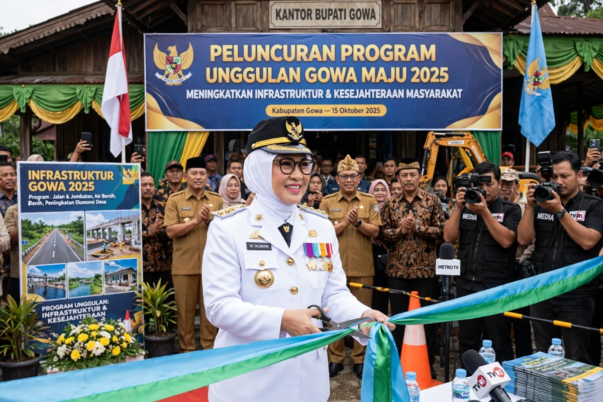 Bupati Gowa Berkomitmen Tingkatkan Infrastruktur dan Kesejahteraan Warga