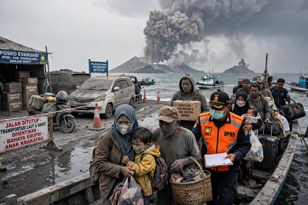 Update Terkini: Dampak Erupsi Gunung Anak Krakatau