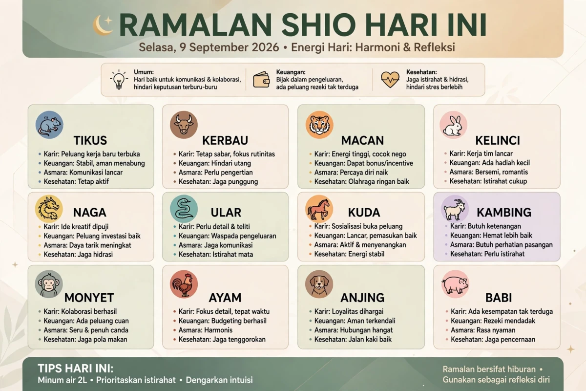 Ramalan Shio Hari Ini: Apa yang Menanti Anda?