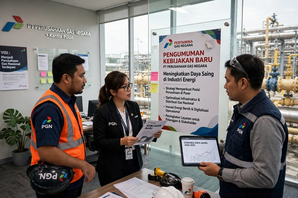 PT Perusahaan Gas Negara: Strategi Baru untuk Memperkuat Pasar Energi