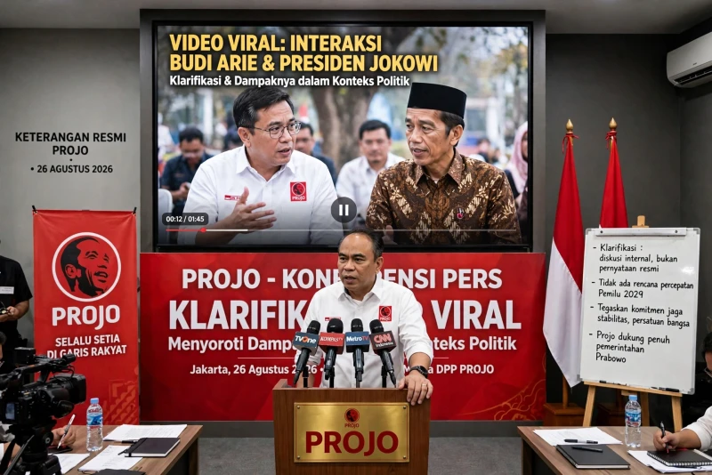 Projo Klarifikasi Video Viral: Apa yang Terjadi Antara Budi Arie dan Jokowi?
