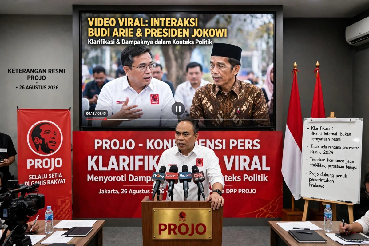 Projo Klarifikasi Video Viral: Apa yang Terjadi Antara Budi Arie dan Jokowi?
