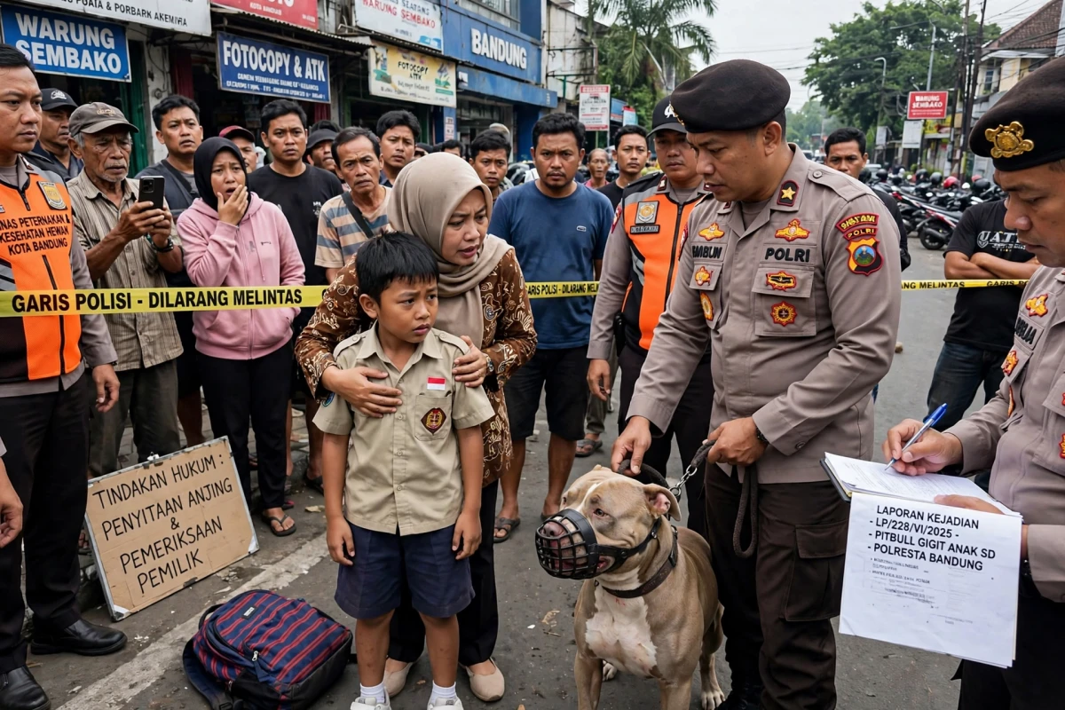 Kasus Anjing Pitbull Gigit Anak SD di Bandung: Implikasi Hukum dan Sosial
