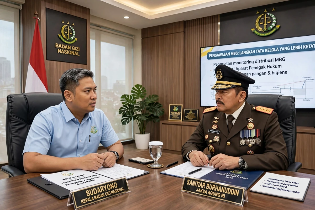 Kepala BGN Temui Jaksa Agung untuk Bahas Pengawasan MBG