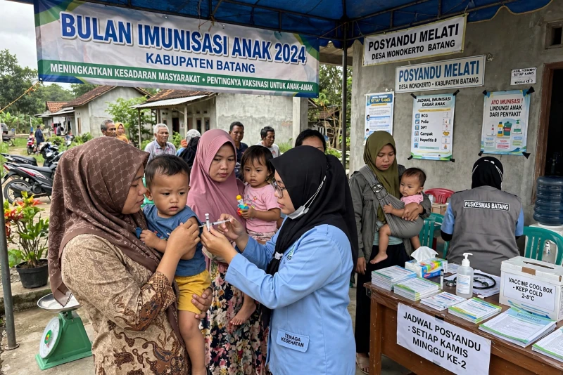 Bulan Imunisasi Anak: Pentingnya Vaksinasi di Batang