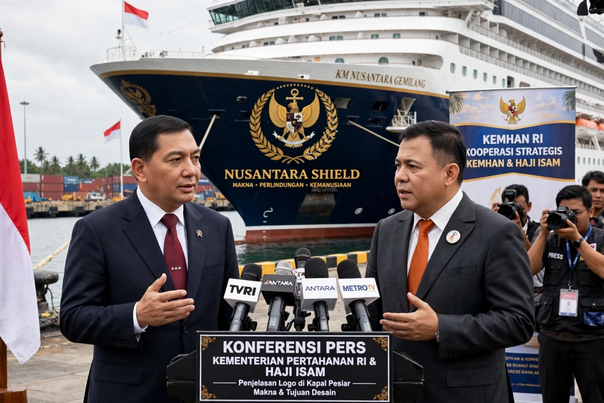 Logo di Kapal Pesiar: Penjelasan Kemenhan dan Haji Isam