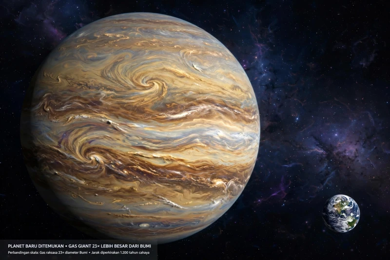 Penemuan Planet Raksasa: 23 Kali Lebih Besar dari Bumi