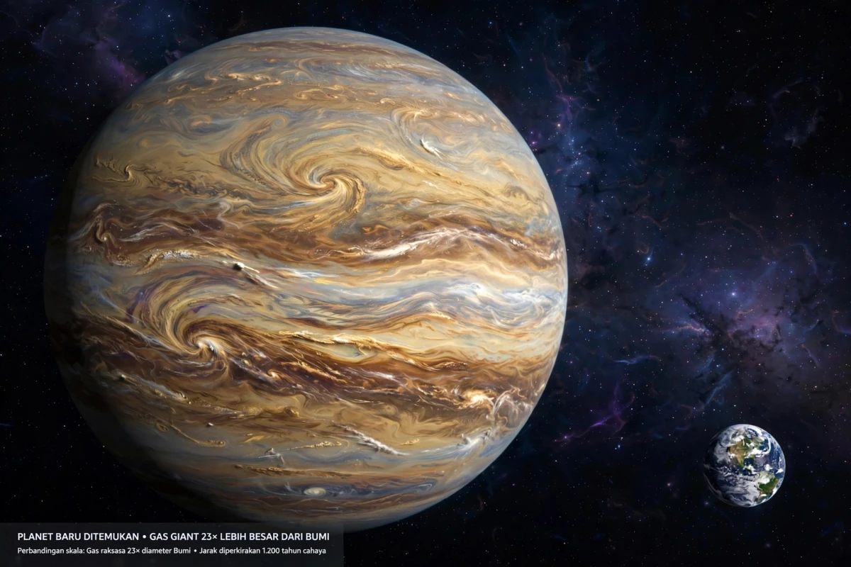 Penemuan Planet Raksasa: 23 Kali Lebih Besar dari Bumi