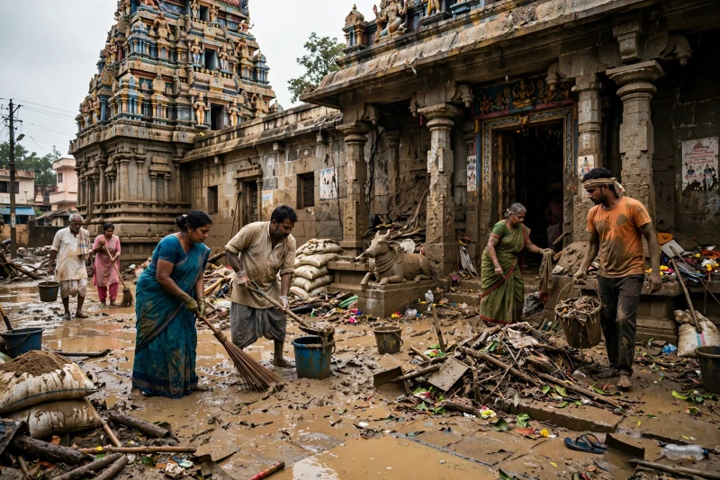 Kuil Hindu India Terendam Banjir: Dampak dan Tanggapan Masyarakat