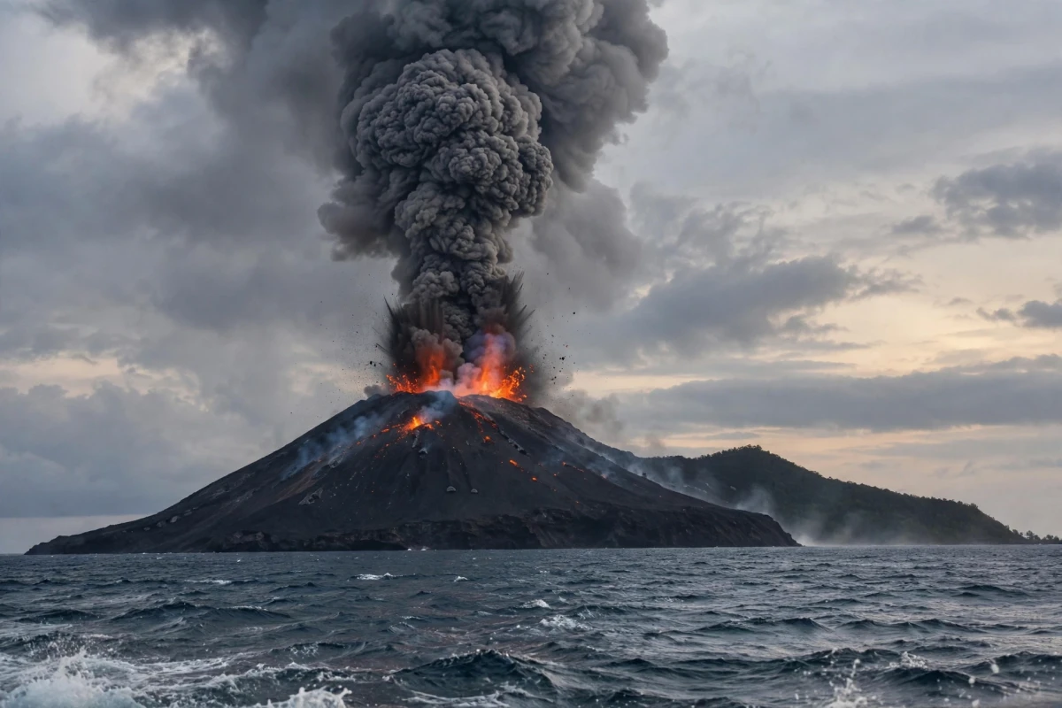 Sejarah Gunung Anak Krakatau: Dari Pembentukan Hingga Erupsi Hari Ini