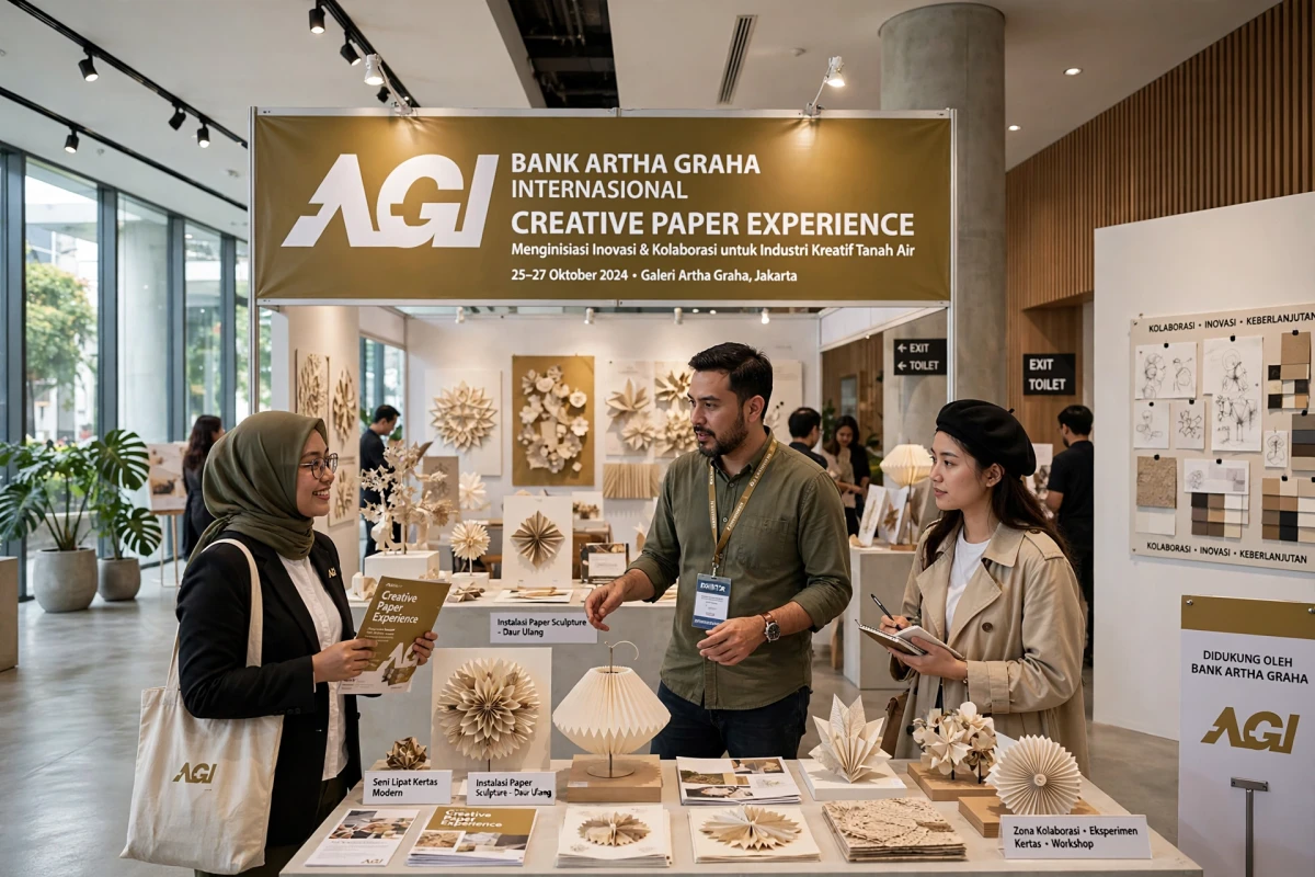 Bank Artha Graha Dukung Ekosistem Kreatif Lewat Creative Paper Experience