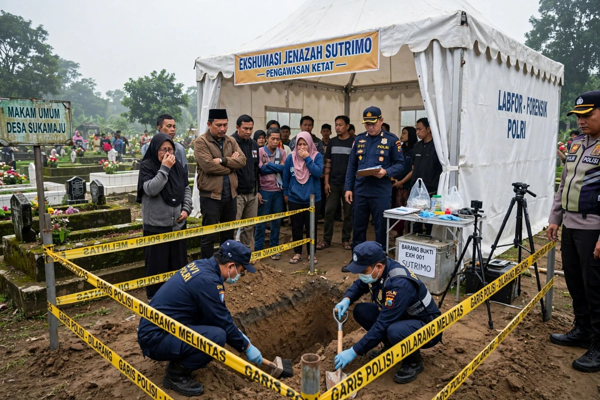 Ekshumasi Jenazah Sutrimo: Proses dan Kontroversi yang Mengikutinya