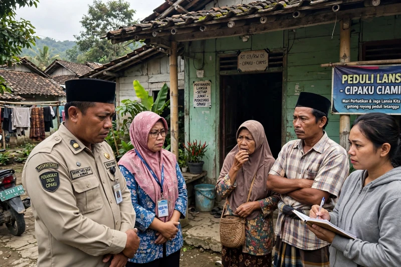 Lansia Ditemukan Meninggal di Cipaku Ciamis Setelah Beberapa Hari