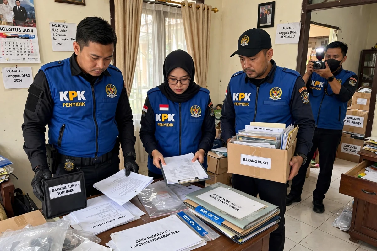 KPK Geledah Rumah Anggota DPRD Bengkulu: Apa yang Terjadi?