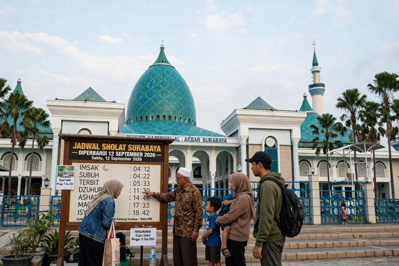 Jadwal Sholat Surabaya: Panduan Lengkap untuk Umat Muslim