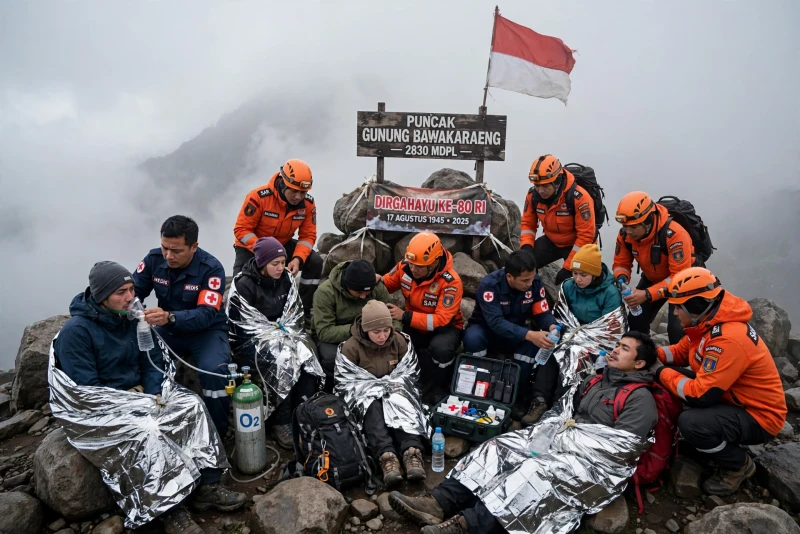 Pendaki Rayakan HUT RI: Bahaya yang Mengintai di Gunung Bawakaraeng