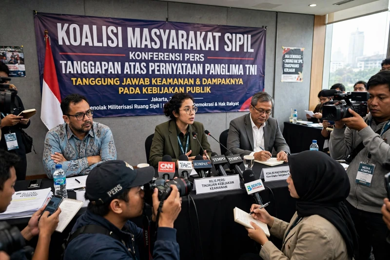 Koalisi Sipil Respons Tindakan Panglima TNI Terkait Keamanan