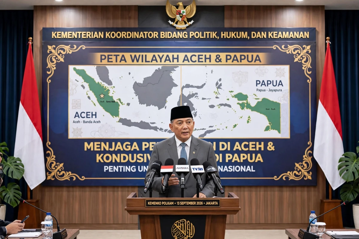 Menko Polkam: Pentingnya Menjaga Perdamaian di Aceh dan Papua