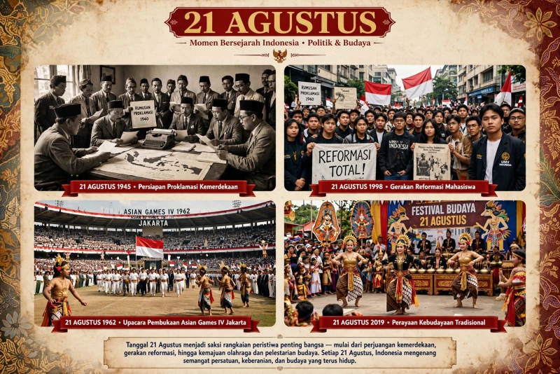 Mengenang Sejarah 21 Agustus: Hari yang Tak Terlupakan