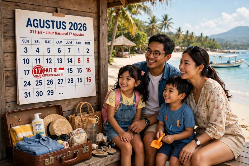 Tanggal Merah Agustus 2026: Rencana Liburan Jauh-jauh Hari