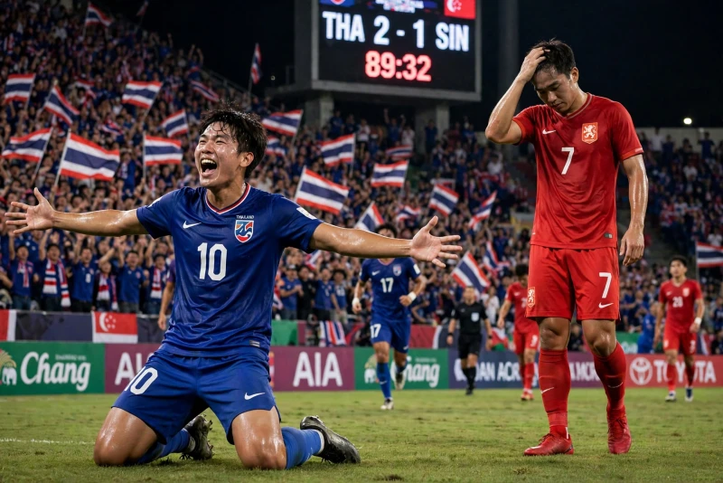 Thailand Kembali Unggul atas Singapura dalam Pertandingan Dramatis