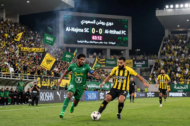 Pertandingan Panas: Al-Najma SC vs Ittihad FC di Liga Arab