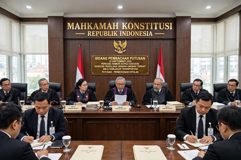 MK Tolak Gugatan SIM: Implikasi Hukum dan Kebijakan Transportasi