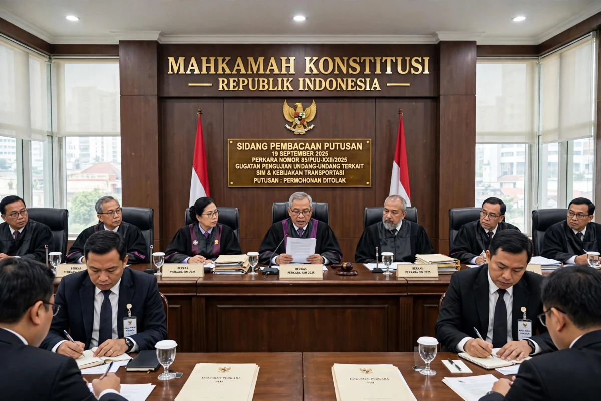 MK Tolak Gugatan SIM: Implikasi Hukum dan Kebijakan Transportasi
