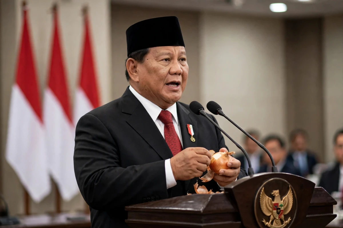 Pidato Prabowo: Mengupas Bawang dalam Politik Indonesia