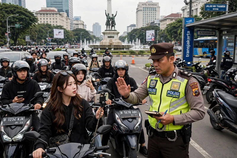 Polisi Siap Tindak Selebgram yang Gelar Konvoi Motor di HI